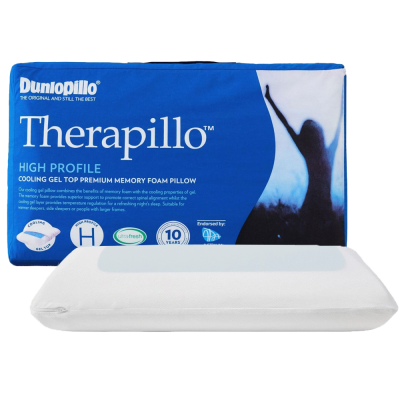 Dunlopillo Therapillo Premium Memory Foam Cooling Gel Pillow High Profile Base Image