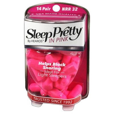 Hearos Sleep Pretty In Pink Foam Ear Plugs