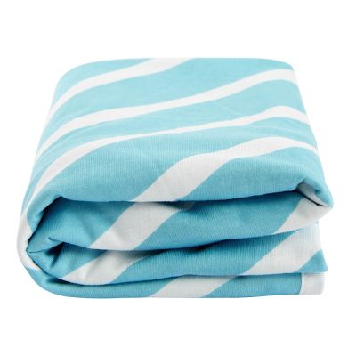 L'il Fraser Collection Stretch Baby Wrap | Turquoise & White Diagonal ...
