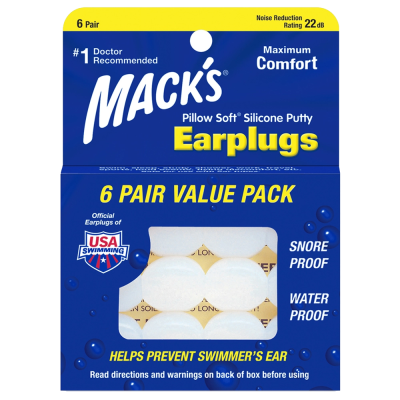 Mack's Moldable Pillow Soft Silicone EarPlugs