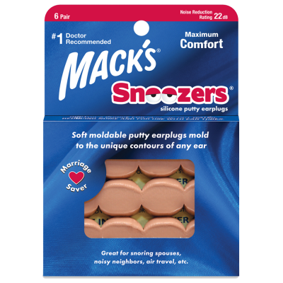 Mack's Moldable Snoozers Silicone Ear Plugs N