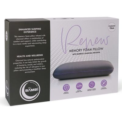 Bambi Renew Charcoal Infused Memory Foam Pillow