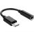 USB Type C to 3.5mm Headphone Jack Adapter-black