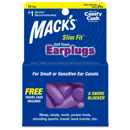 Buy Audiplugs Soft Foam Comfort & Sleep Ear Plugs 4 Pairs Online