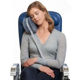Experience ultimate comfort with the innovative Woollip travel pillow