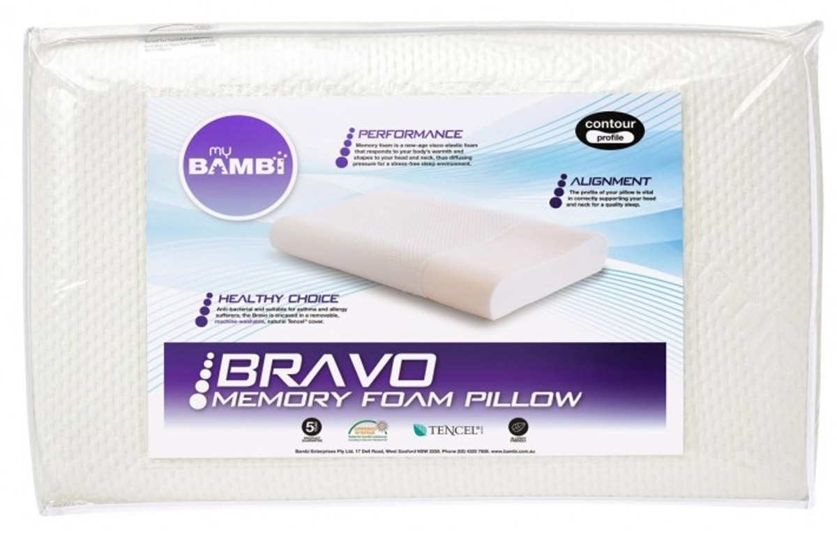 Bambi Bravo Standard Memory Foam Pillow