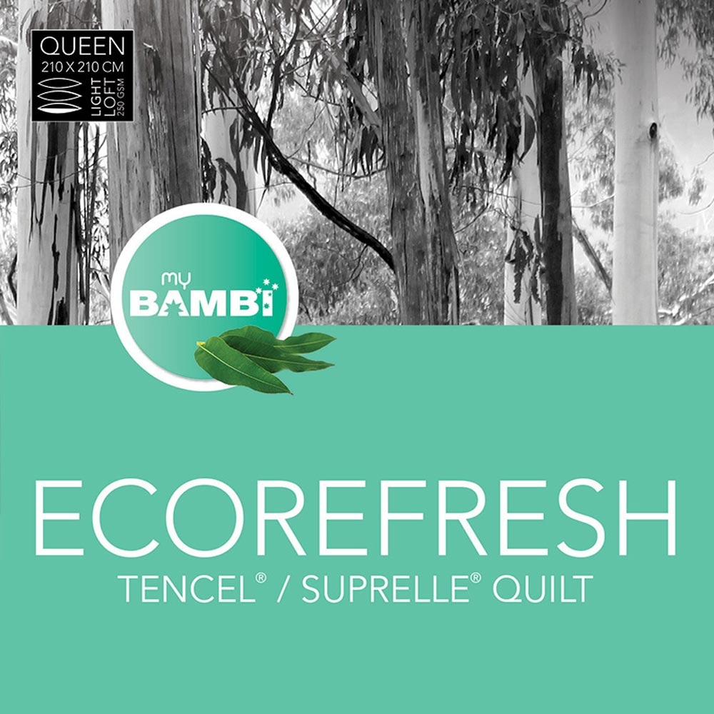 Bambi Eco Refresh Tencel And Suprelle Blend Quilt