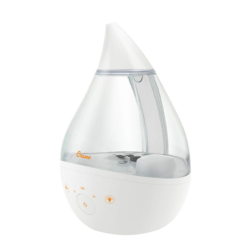 Crane Drop Ultrasonic Air Humidifier and Sound Machine