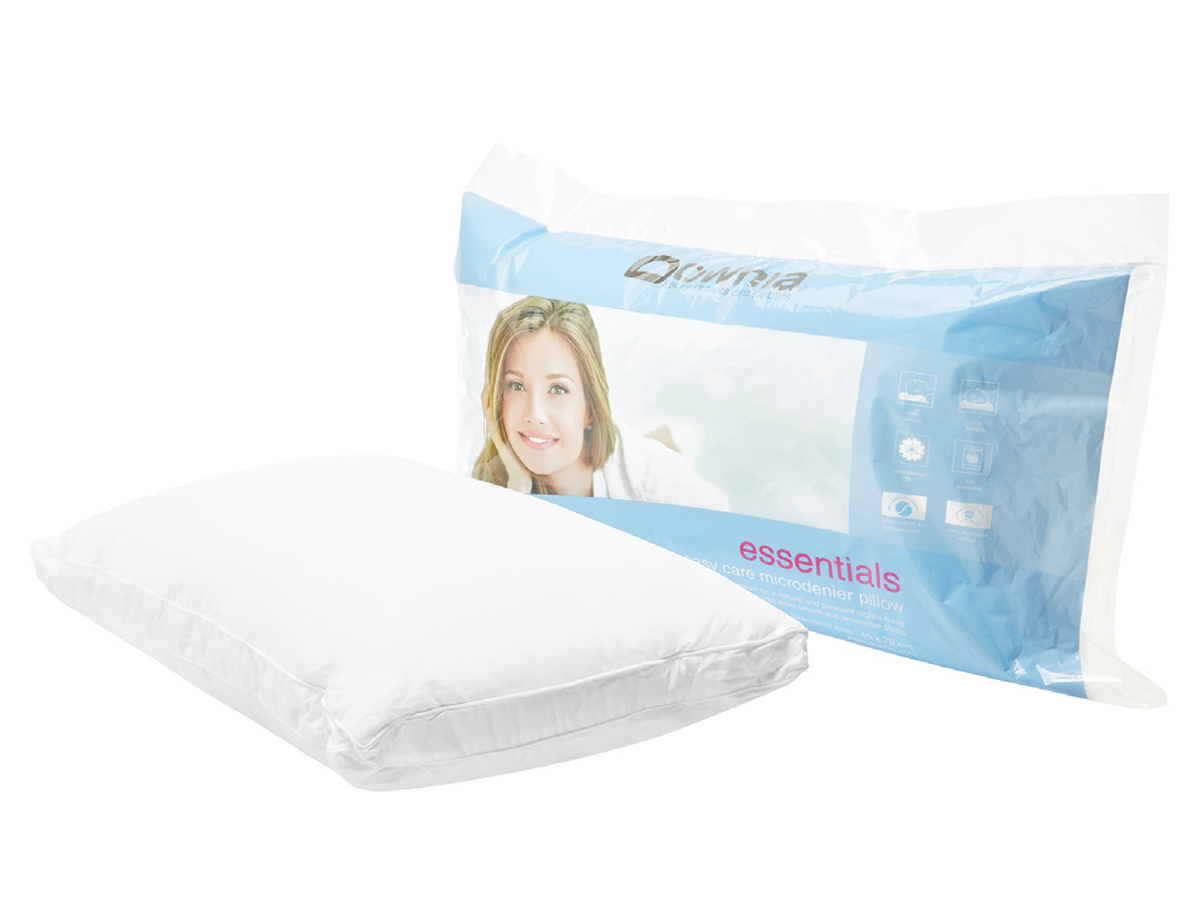 Downia Essentials Easy Care Microdenier Pillow