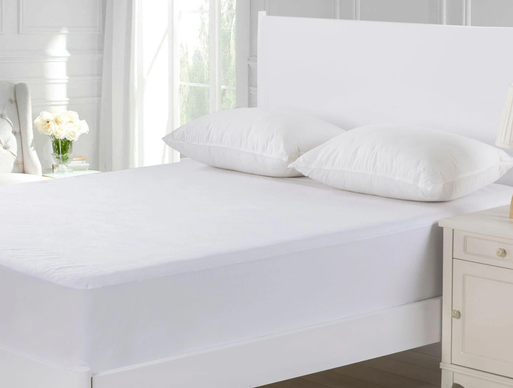 sleep comfort waterproof towelling mattress protector