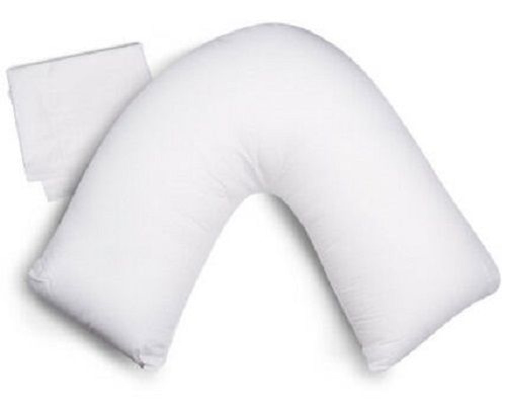 Bambi Sensitiva V Shape Boomerang Pillow And Cotton Pillowcase 