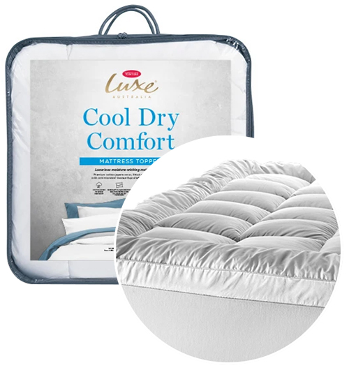 Tontine Luxe Cool Dry Comfort Mattress Topper