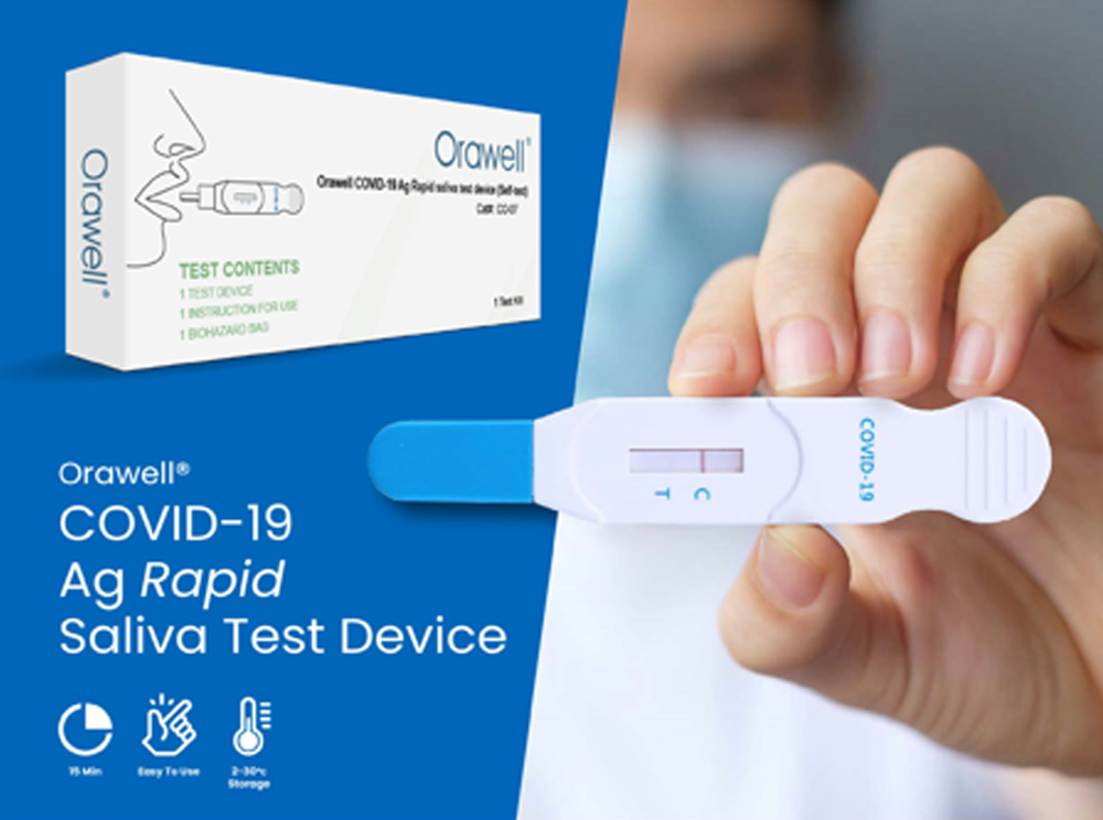 Orawell Saliva Covid-19 Rapid Antigen Test Kit